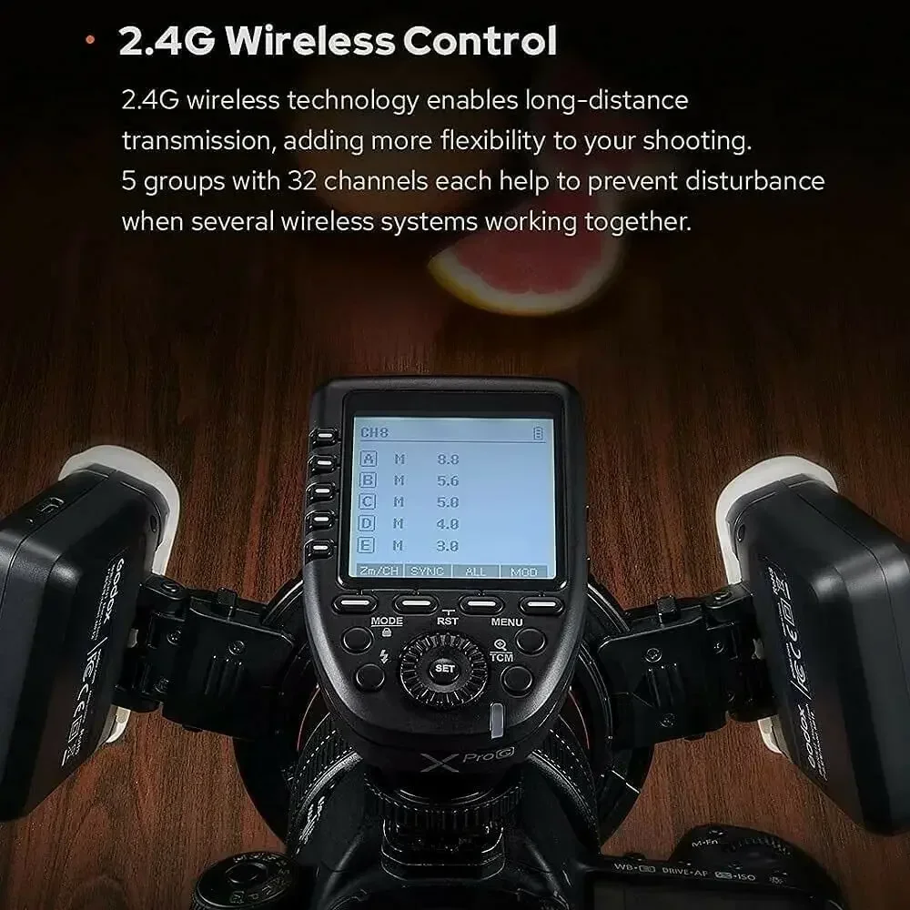 Фото Godox MF12 MF12-K2 Flash TTL Macro Speedlite Flash 2,4 ГГц с беспроводным управлением Speedlight для Sony Canon Nikon Fuji Olympus Pentax №2