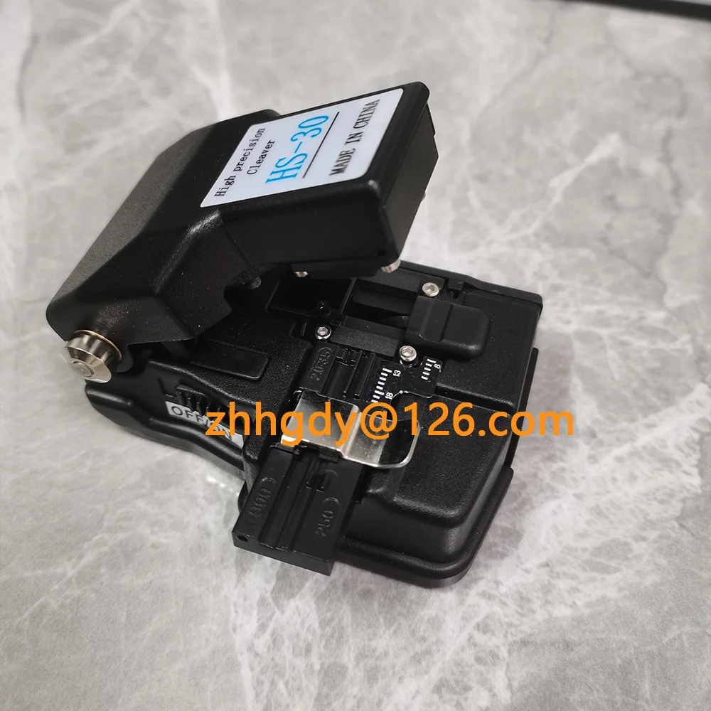 High Precision HS-30 Optical Fiber Cleavercold Splicing Hot Melt Suitable Fiber Cleaver