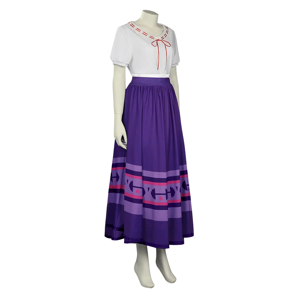 Adult Luisa Madrigal Cosplay Costume Dress Outfits Halloween Carnival Suit