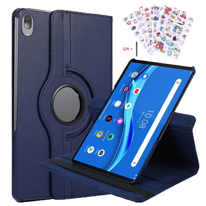 

360 Rotating Case For Lenovo Tab M10 HD 2nd Gen TB-X306F TB-X306X X306 3nd 10.1 TB-328FU Funda Flip Stand PU Leather Cover Cases