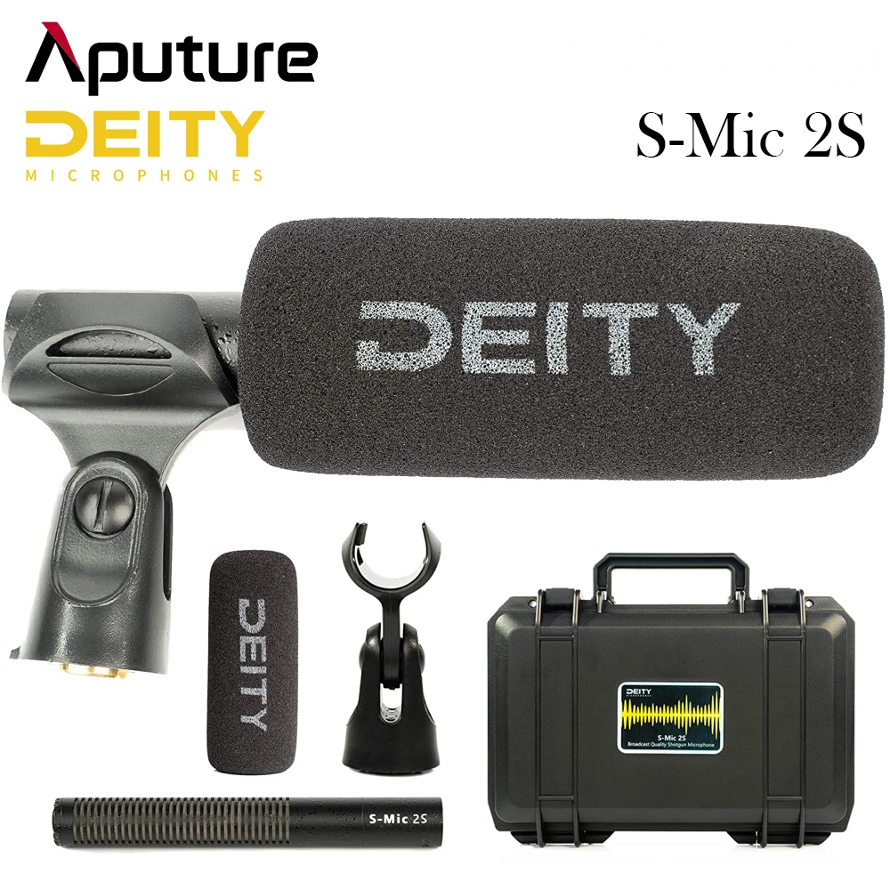 

Deity S-Mic 2S Super Cardioid Sensitivity Directional Shotgun Microphone Mic Low-noise Condenser For Camera Professional Film