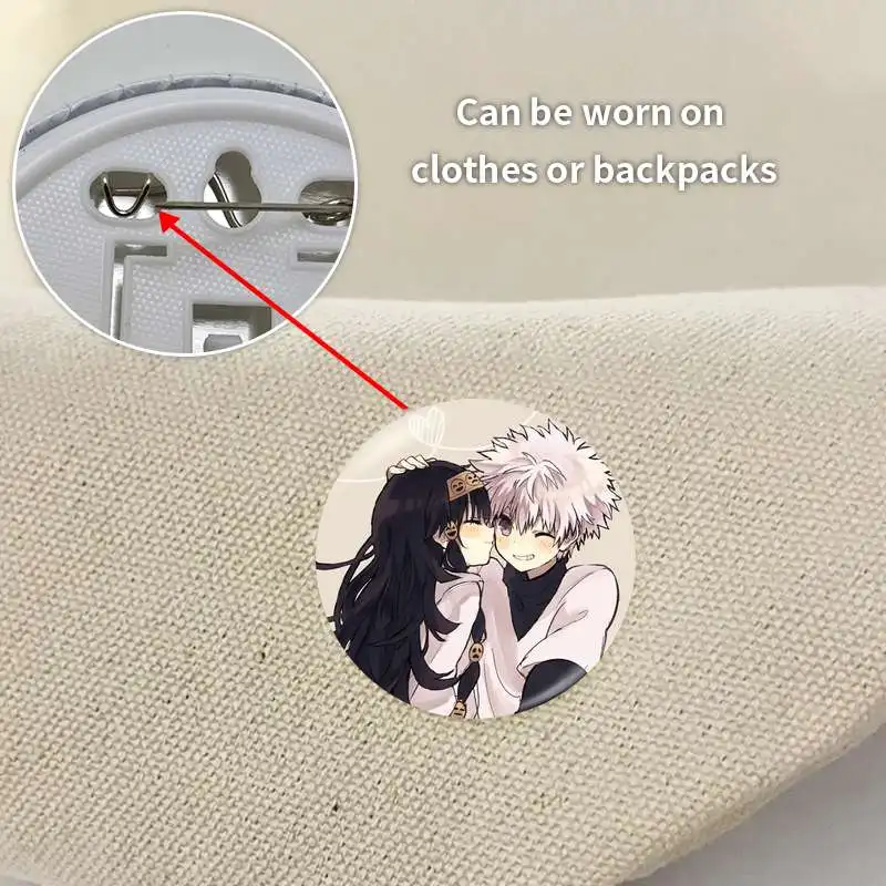 Alluka Zoldyck аниме персонажи игры мягкие кнопки значки брошь якорь периферийные