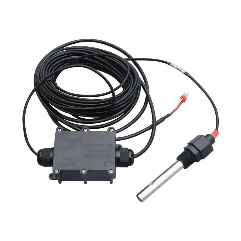 

0-20000us/cm range RS485 modbus 0-2V 4-20mA output electrical conductivity stainless steel ec probe sensor transmitter