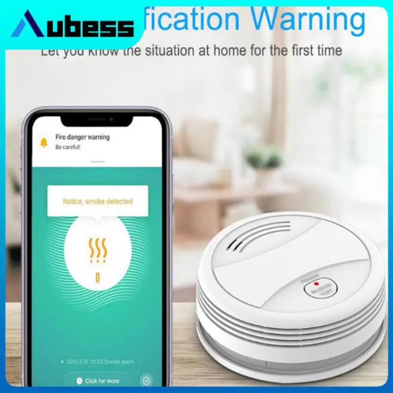 

Pressing Standalone Sensor Smart Home Security Fire Alarm Home Security System Wireless Remote Wifi Smoke Alarm Smart Life 80db