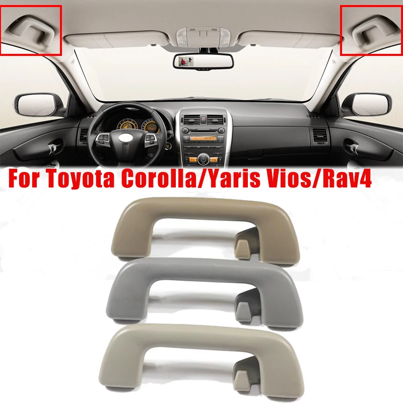 

For Toyota Corolla 2008-2013/Yaris Vios 2008-2013/Rav4 2005-2012 Interior Roof Safety Handle Ceiling Armrest Handrail Pull Hand