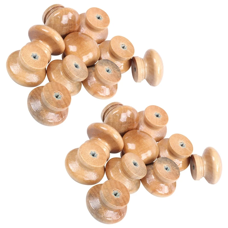 20 шт. 35 мм ручка шкафа Кухонная деревянные вытяжные винты |