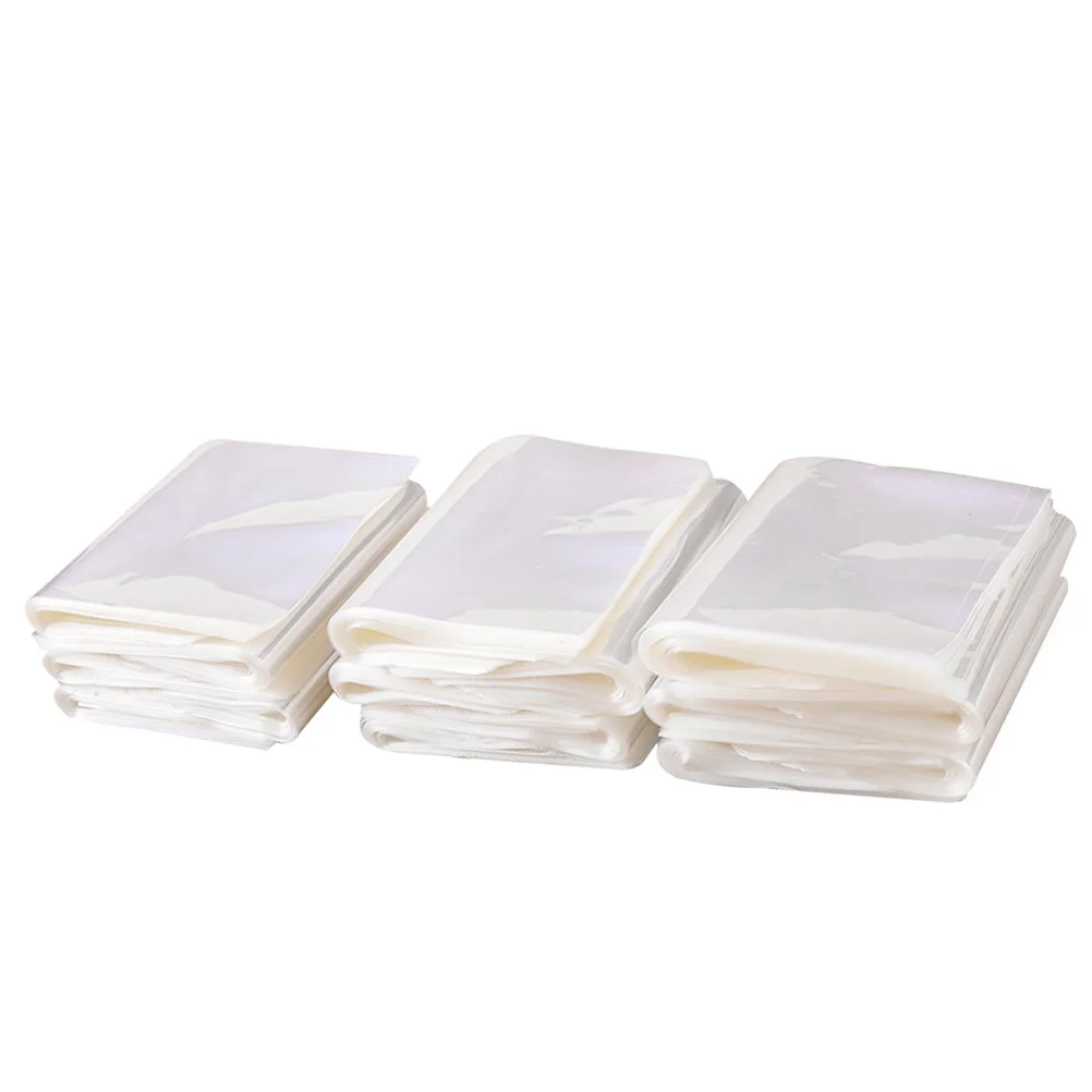 

200 Shrink Wrap Clear Heat Shrink Wrap Heat Shrink Package Wrap Flat- Mouthed Heat Shrink Bag