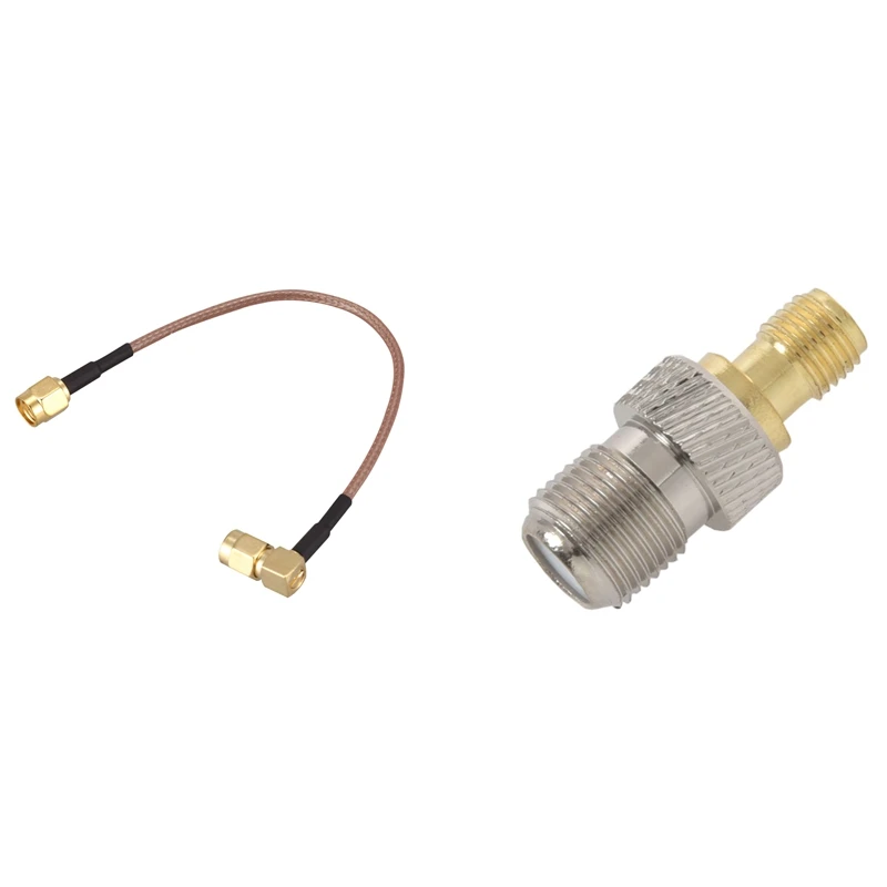 

SMA Male To SMA Right Angle Male Plug Jumper Pigtail Cable RG316 With RF Coaxial Coax Adapter SMA Female To F Female