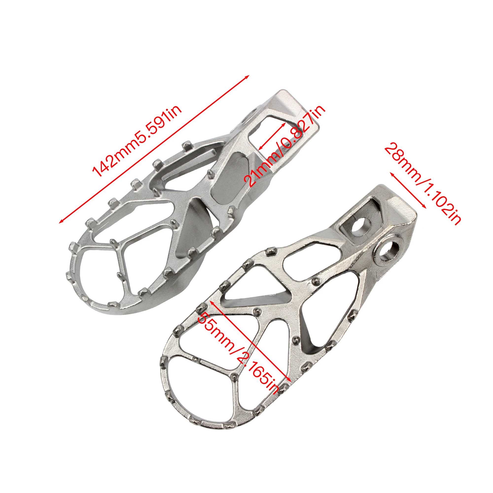 

Подножки для мотоцикла KTM, педаль из нержавеющей стали 125 150 250 SXF XC 350 450 2018–2024, модифицированные аксессуары для эндуро-байка для грязи