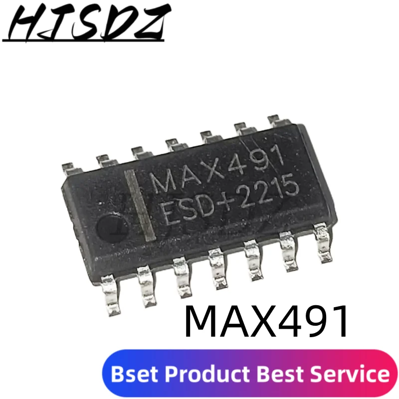 10 шт./лот MAX491 MAX491ESD MAX491CSD MAX491ESD T SOP-14 в наличии