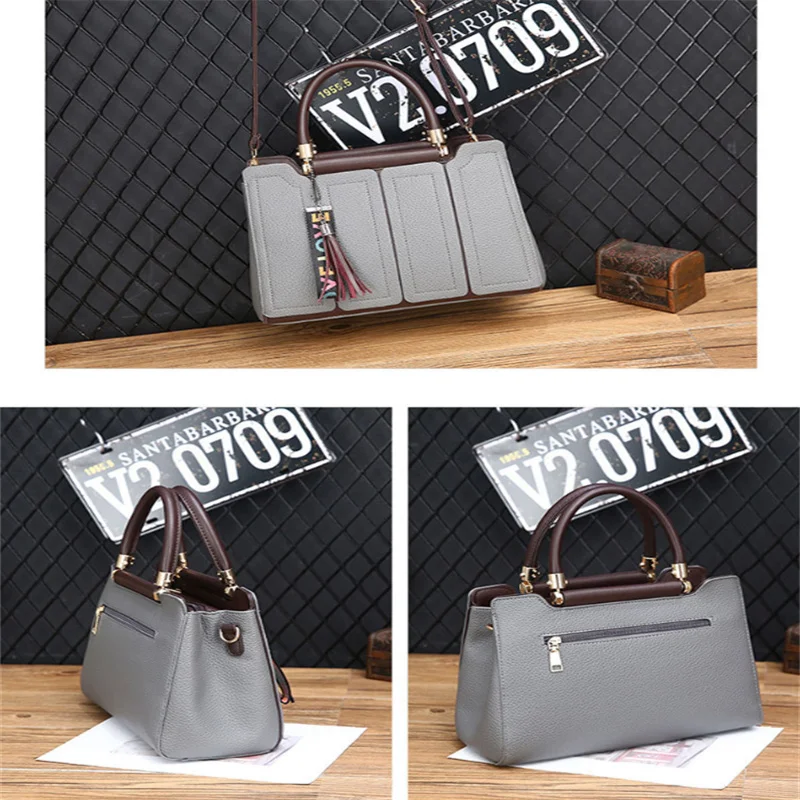 Women's Handbags Crossbody NEW European and American retro large-capacity black casual outdoor shopping business travel