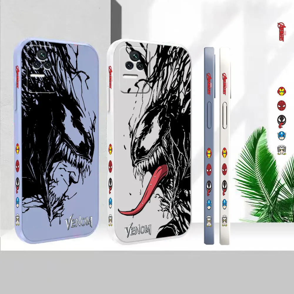 

Liquid Case For Redmi K60E K60 K50 K40S K40 K30 K20 12C 10C 9 9A 8A 8 10X 10A 10 Pro Uitra Marvel Avengers Venom Comics Cover