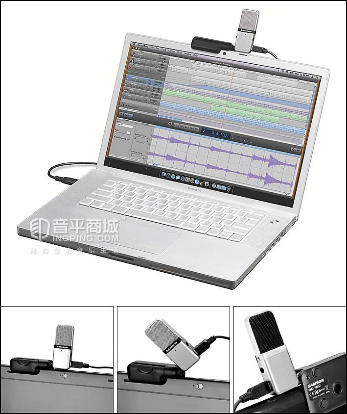 Оригинальный Микрофон Samson Go Мини Портативный конденсаторный микрофон с зажимом