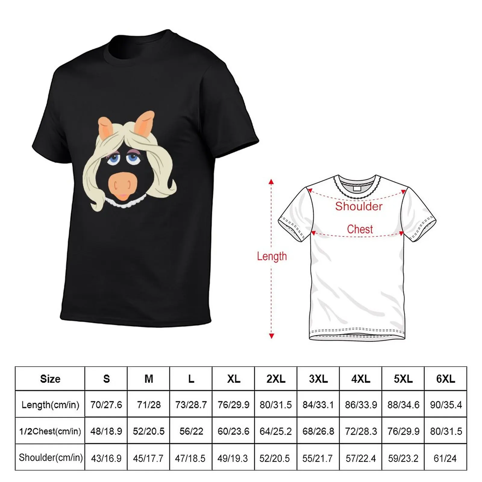 Новая футболка Miss Piggy футболки мужская с графическим рисунком для мальчиков