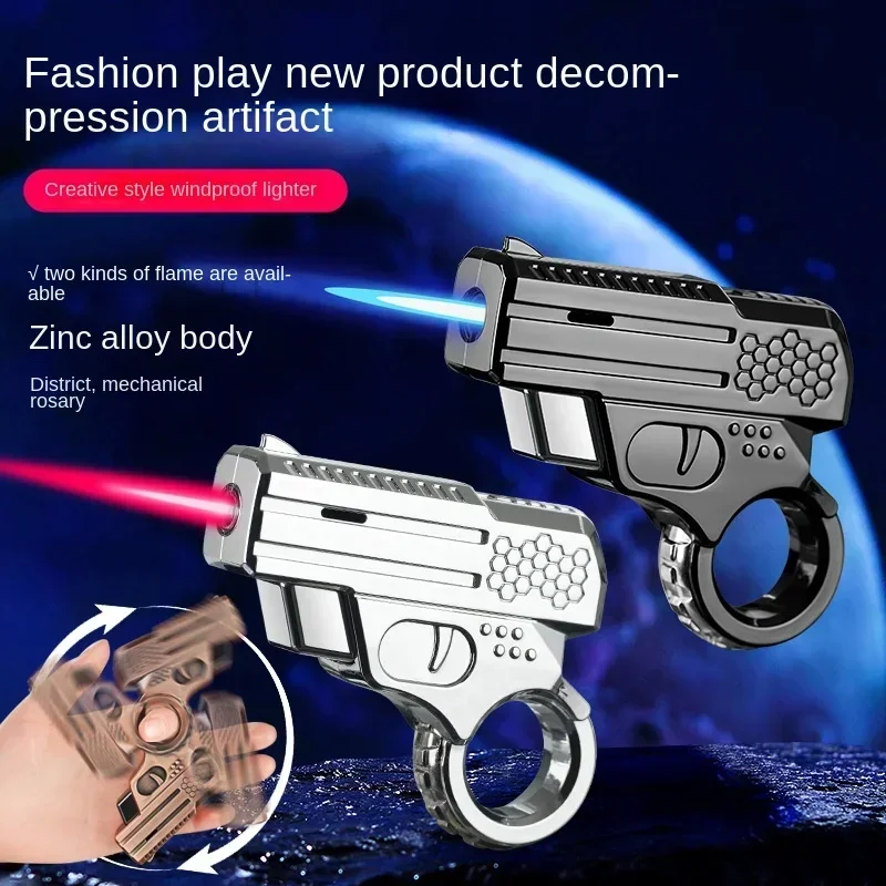 Новинка Бутановая газовая зажигалка креативная форма ветрозащитная зеркальная