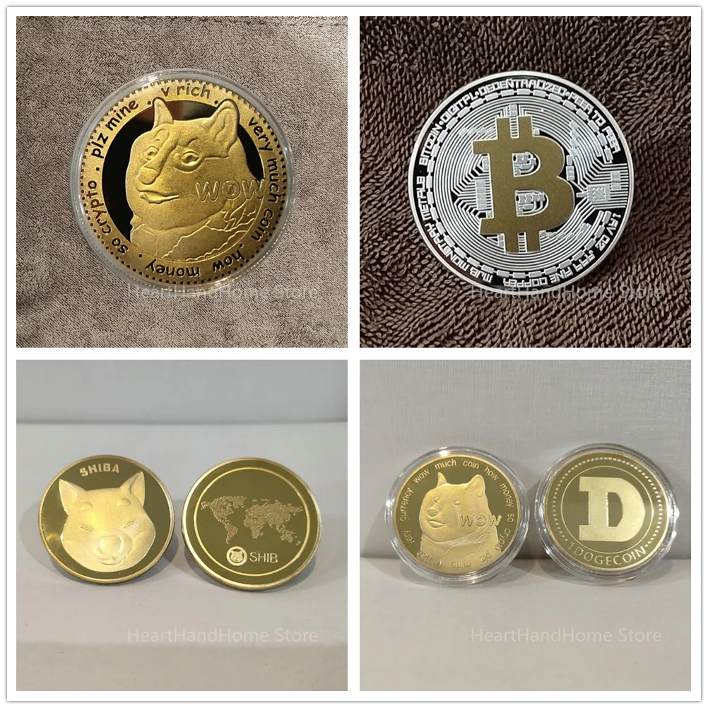 Новая популярная монета Gold Dog виртуальные нестандартные металлические поделки XRP