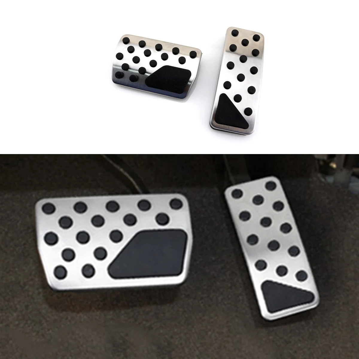 

For Jeep Grand Cherokee 2011 2012 2013 2014 2015 2016 2017 Modified Stainless Steel Gas Brake Foot Rest Pedal Accessories