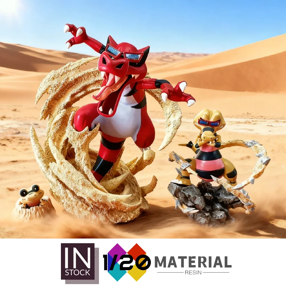 Фото [В наличии] Мир смолы в масштабе 1/20 [ПАЛЕНЬКИЙ ПАЛИЧ] — Sandile & Krokorok & Krookodile [Split RE-MENT] №1