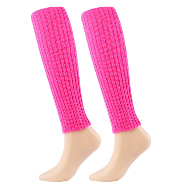 Colored wool knitted leg warmers for party ladies foot warmers гетры
