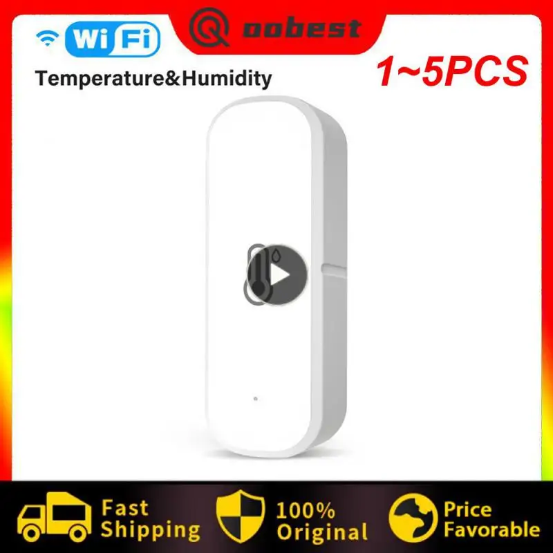 

Датчик влажности и температуры Zigbee 3,0 Wi-Fi, 1-5 шт.