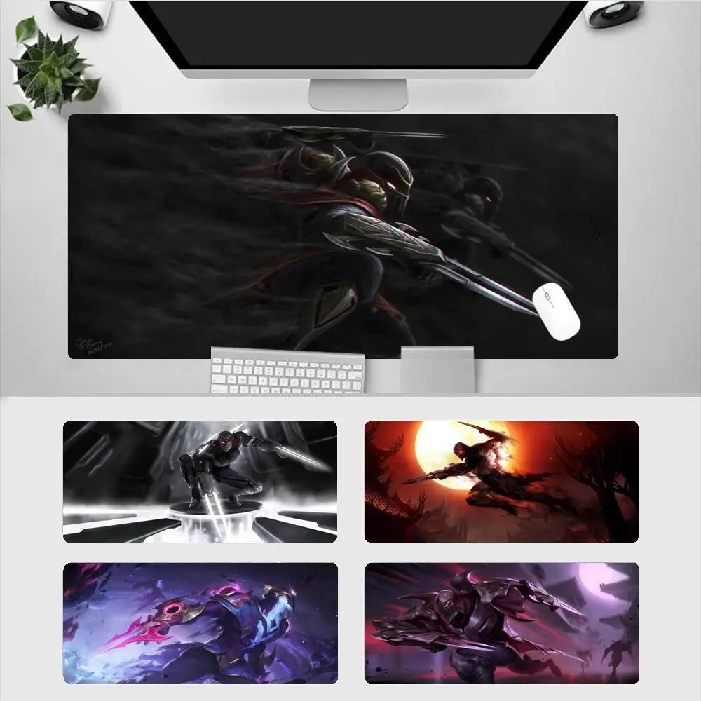 

Zed League Of Legends Mousepad Xxl Mouse Pad Gamer 900X400 Pc Office Desk Accessories Kawaii Notebook Laptop Mats Gaming Mat LOL