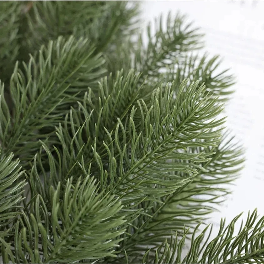Рождественские искусственные сосновые иглы ветки рождественская елка пластик