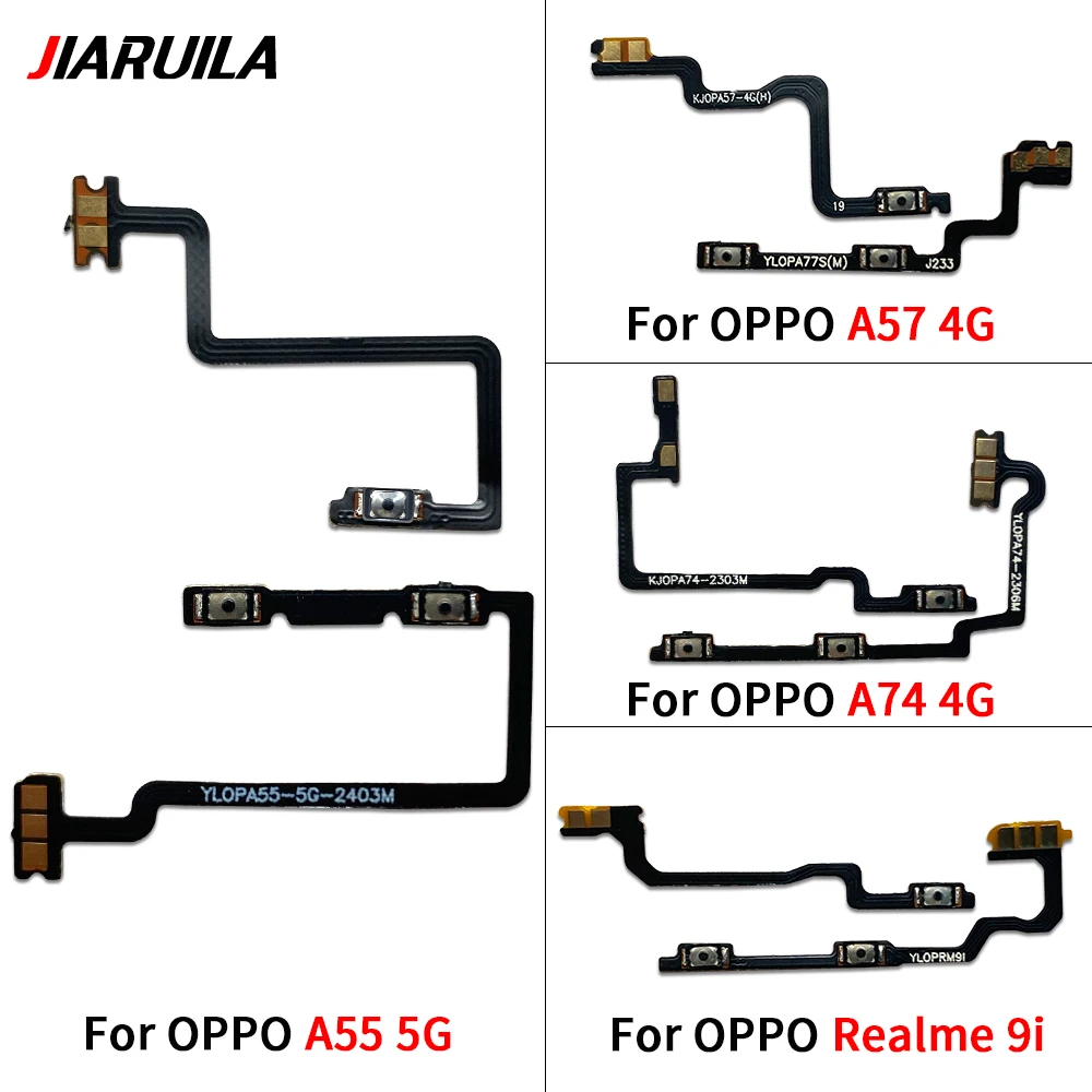 Фото 50 шт., кнопка включения/выключения громкости, гибкая для OPPO A16 A54 A52 A53 A55 5G A57 4G A74 A93 A95 5G Realme 9i Reno 5 6 7 Pro 8 5G №4