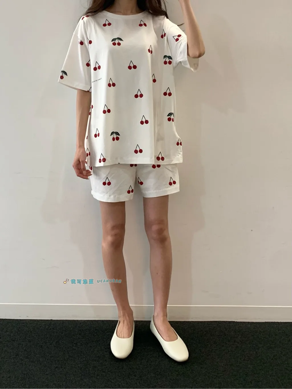 Распродажа японский хлопковый короткий повседневный комплект рубашек с принтом