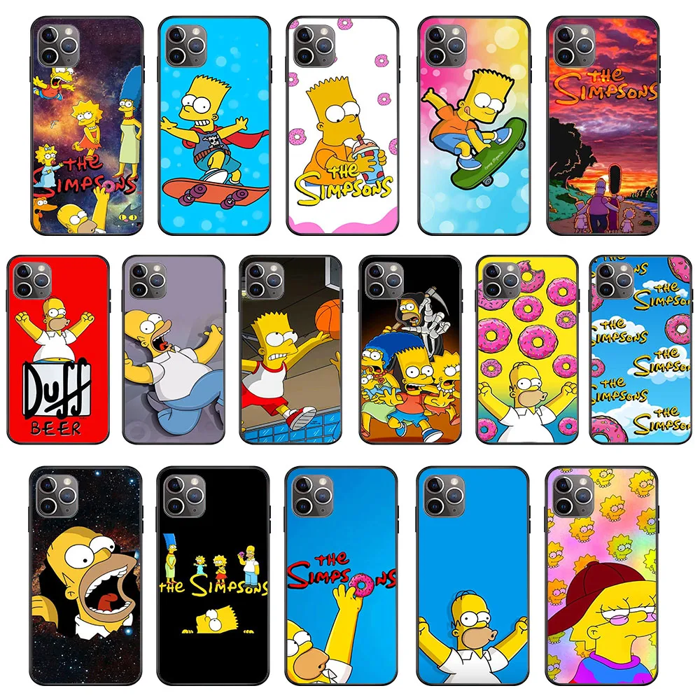 

KK-67 The Simpsons Silicone Case For OPPO A5S A7 A8 A32 A33 A91 A74 A95 A35 A57 A76 A77 Reno 2z 3 6