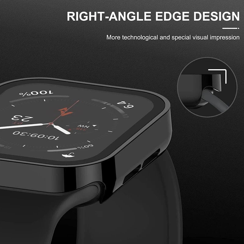 Фото Водонепроницаемый телефон для Apple Watch 7 8 9 45/41 мм, закаленное защитное стекло для iWatch series 5 SE 6 40/44 мм, Ultra1 2 49 мм, аксессуары №3