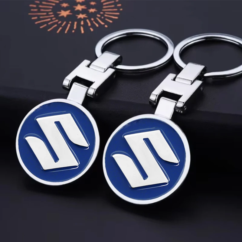 10 шт. брелок с логотипом автомобиля металлический аксессуары для ключей Suzuki Swift
