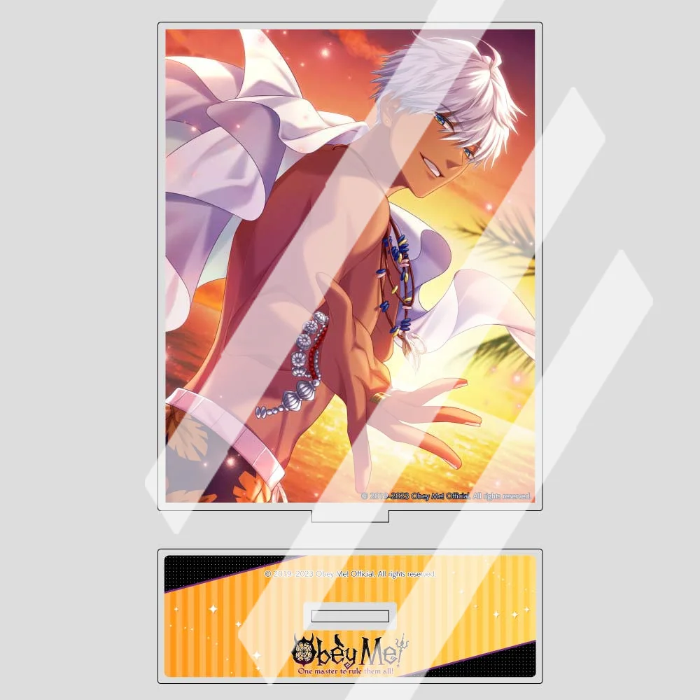 Фото Аниме игра 2-Obey Me! Акриловые искусственные левиафаны, Asmodues Beelzebub Belphegor Lucifer Mammon, модель для подарка №2