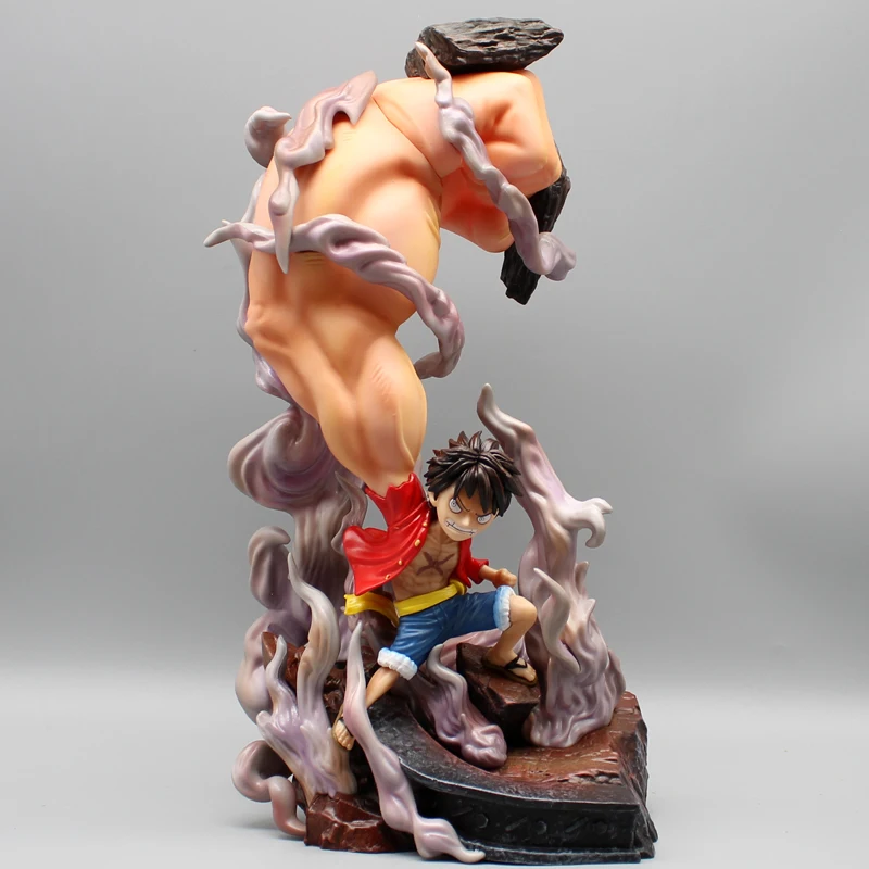 

31 см одна штука Xyyang третье снаряжение большой кулак Луффи собирать ПВХ Фигурки Wcf статуя анимационные периферийные модели украшения игрушки подарки