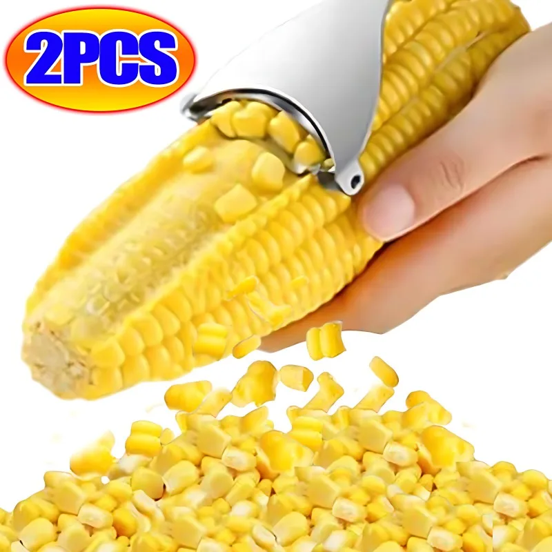 

Stainless Steel Corn Peeler Corn Planer Thresher Stripper Cutter Corn Shaver Melon Fruit Planer Sheller Home Kitchen Gadget Tool