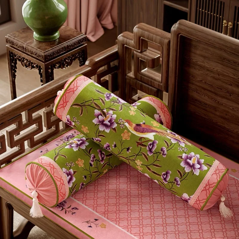Подушки с изображением птицы из флоры китайская ретро-подушка подушки в форме