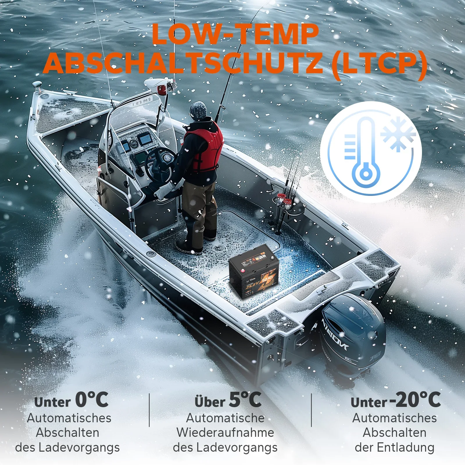 Фото 5 Jahre Brugtie Batterie 24 В 50 Ач Bluetooth Wohnmobile / Trolling-Motoren / Boote / Heimspeicher / Off-Grid Lithium-Batterien №4