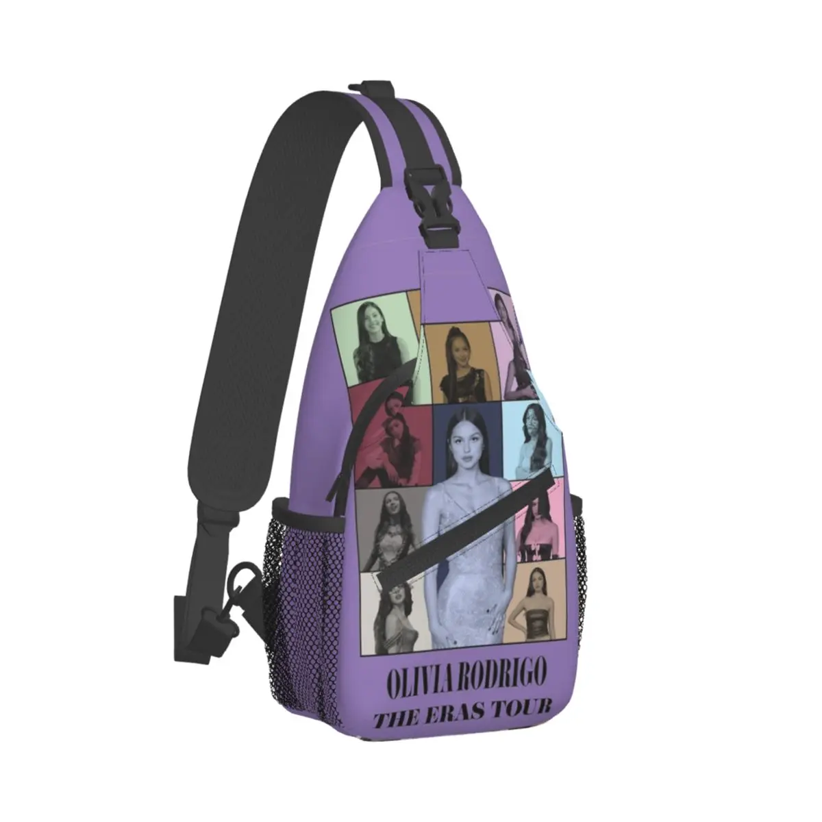 

Миниатюрная сумка-слинг для походов Оливия Родриго эракс, нагрудной кросс-боди наплечный рюкзак, уличные спортивные повседневные Рюкзаки