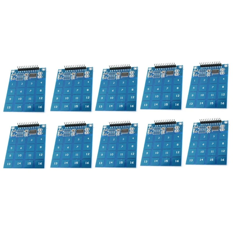 

10PCS 16-Channel XD-62B TTP229 Capacitive Touch Switch Digital Sensor Module Board