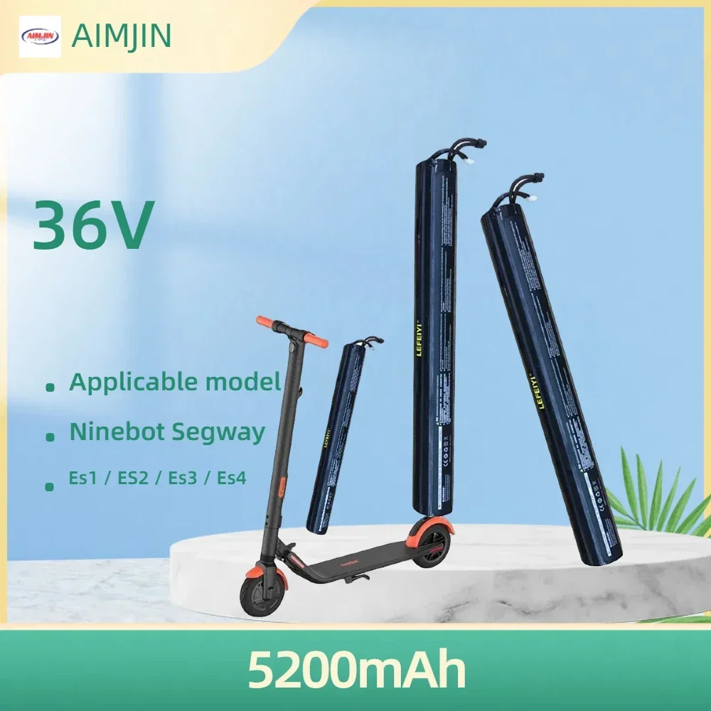 Литиевый аккумулятор 36 В 5200 мАч 5000 18650 подходит для скутеров Ninebot Segway Es1/ES2/Es3/Es4 E22E25
