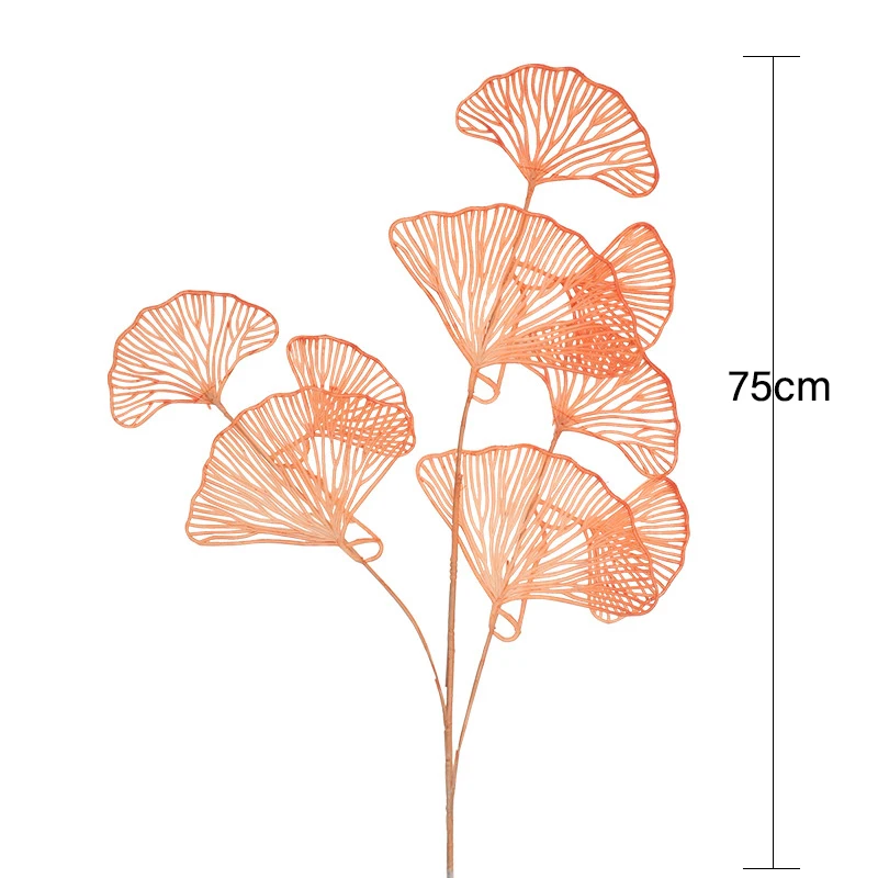 Искусственные листья гинкго для украшения дома |