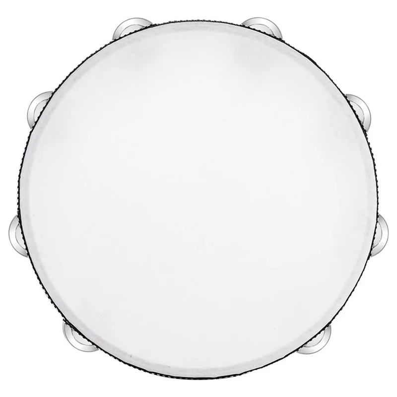 Бубен для взрослых 10-дюймовый ручной барабанный колокольчик металлические