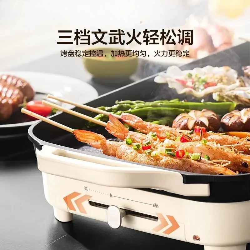 электрический противень. Бытовой поднос для барбекю. Антипригарное покрытие.