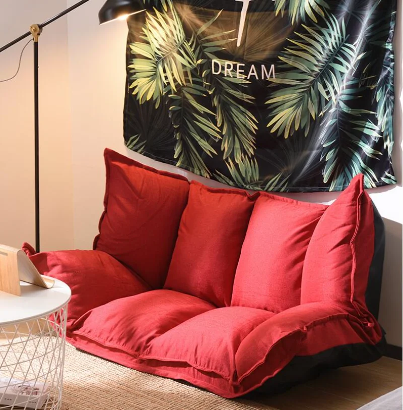 

Floor Sofa Net Red Folding Bedroom Tatami Sofa Simple Casual Japanese Sofa New Small Sofa Lazy Living Room Sofa