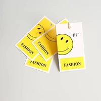 500pcslot 300gsm custom rectangle hang tags for clothing fashion label swing tags brand name labels