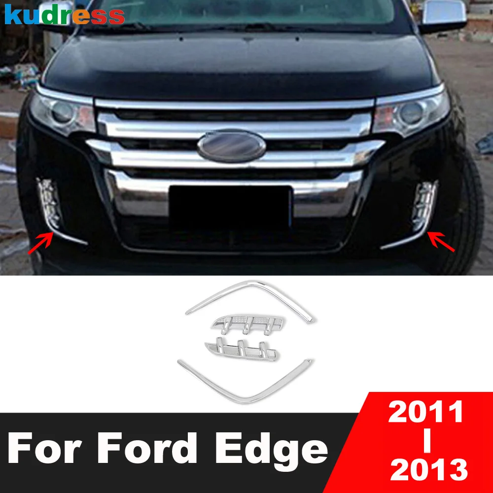 

Передняя противотуманная фара, крышка фары, отделка для Ford Edge 2011 2012, 2013 дюйма, передняя противотуманная фасветильник, молдинговая наклейка