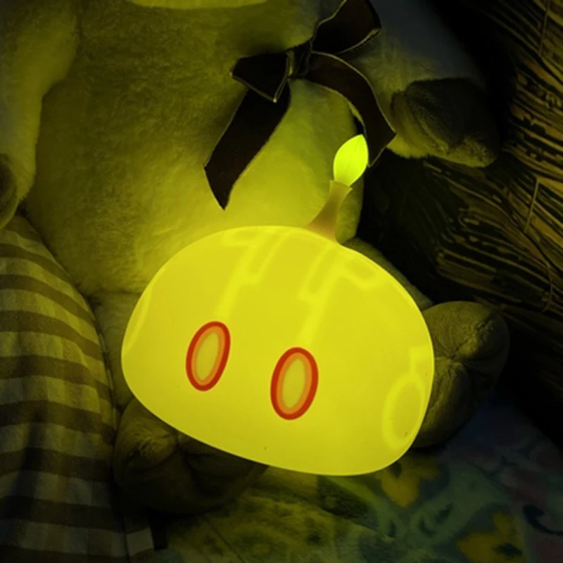 Официальный Genshin ударный светильник-слайм Rock s декор для спальни ночник детские