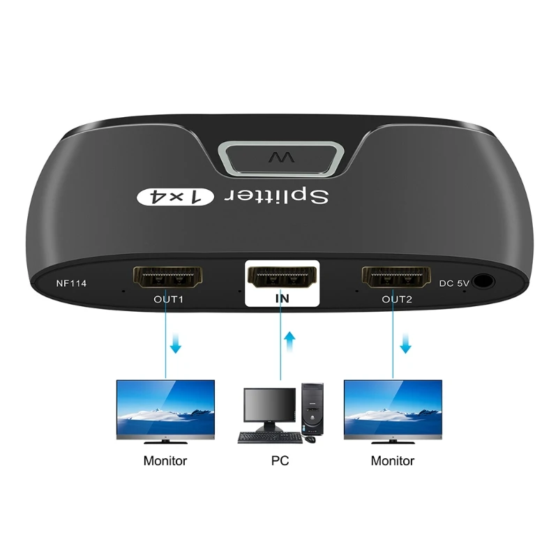 

Видеопереключатель F19E для компьютера с высоким разрешением и выходом HDMI 1 в 4