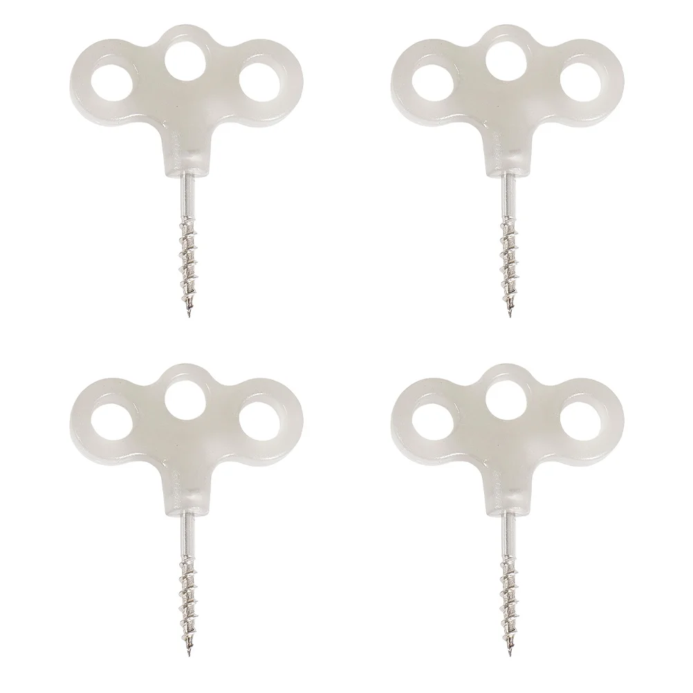 

Tent Stakes Pegs Canopy Dark Theglow Stoppers Nails Camping Luminous Ground Stainless Steel Garden Threaded 3 Holed Peganchor