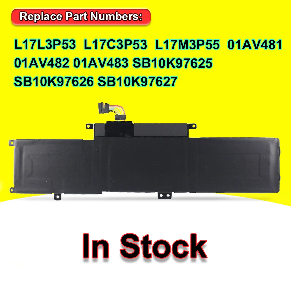Аккумулятор для ноутбука Lenovo ThinkPad L380 L390 S2 Yoga 4080 01AV481 01AV482 01AV483 SB10K97626 2018 мАч
