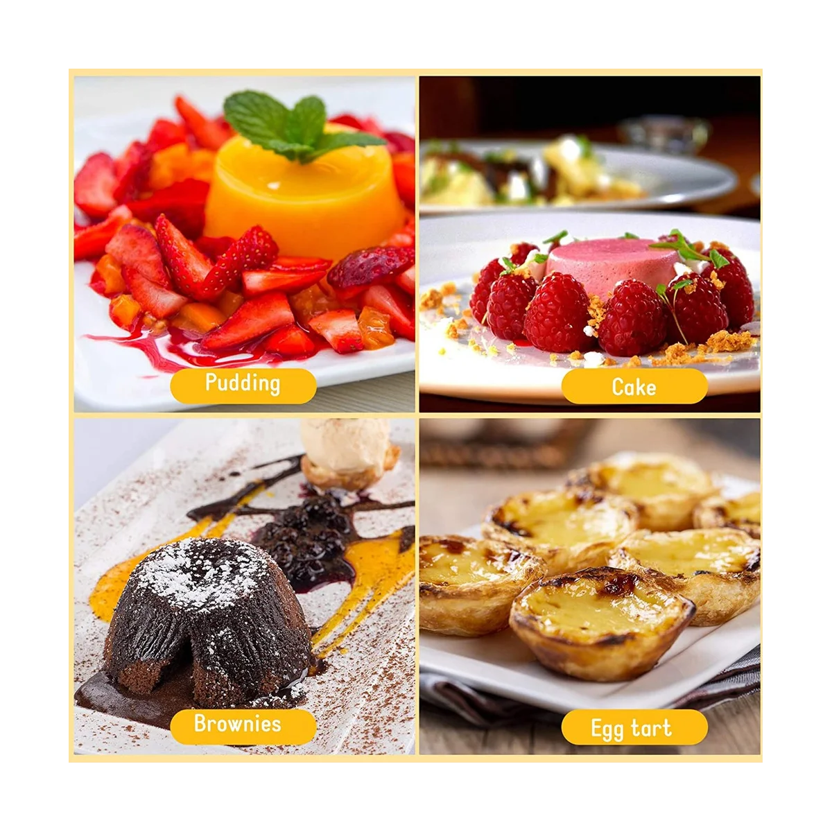 8 шт. индивидуальные формы для пудинга чашки мини-формы шоколада расплавленные